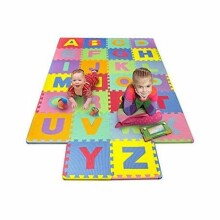 BebeBee Puzzle Art.603258 Vaikiškas daugiafunkcis kilimėlis iš 10 elementų