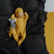 Wooly Organic Turban Hat Art.78956 Yellow  Шапочка для малышей 100% органический хлопок