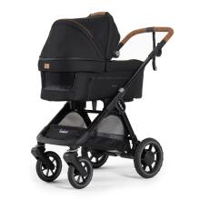 Emmaljunga Sento Outdoor Art.78989 Black  Stroller with cradle