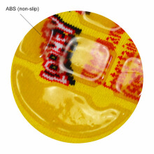 Weri Spezials Art.22001 Детские Носочки антискользящие с резиновыми тормозами (ABS) orange ( 23/26 )