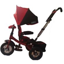 Nakko Galaxy Little Tiger Brown Art. 79886 Детский интерактивный трехколесный велосипед со световыми и звуковыми эффектами, c надувными колёсами и пультом