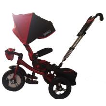 Nakko Galaxy Little Tiger Brown Art. 79886 Детский интерактивный трехколесный велосипед со световыми и звуковыми эффектами, c надувными колёсами и пультом
