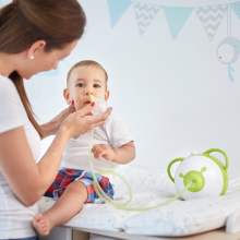 Nosiboo Baby Care Pro Green Электрический детский назальный аспиратор