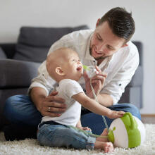 Nosiboo Baby Care Green Elektriskais deguna aspirators - iesnu atsūcējs