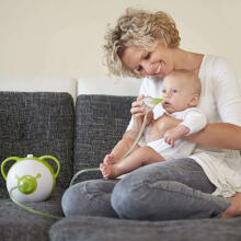 Nosiboo Baby Care Green Elektriskais deguna aspirators - iesnu atsūcējs