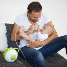 Nosiboo Baby Care Green Elektriskais deguna aspirators - iesnu atsūcējs