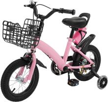 Kids Bike Wheels Collas 12' Pink Art.8059 Children's two-wheeled bicycle with additional wheels