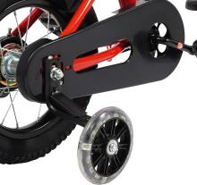 Kids Bike Wheels Collas 12' Red Art.8062   Children's two-wheeled bicycle with additional wheels