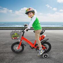 Kids Bike Wheels Collas 12' Red  Art.8063 Children's two-wheeled bicycle with additional wheels