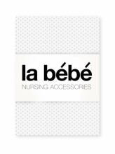 La Bebe ™ slaugos perlas 80807 medvilnės / atlaso vystyklų rinkinys 75x75 cm - 3 vnt.
