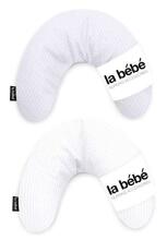 La Bebe™ Mimi Nursing Pearl Grey Satin Pillow Art.80959  Подковка для сна, кормления малыша 19*46cm
