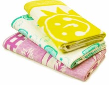URGA Детское одеяло - плед из натуральноого хлопка 75x100cm Yellow