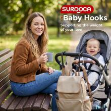 Surdoca Pram Hook for Mum Art.81378  Āķis ratu rokturim
