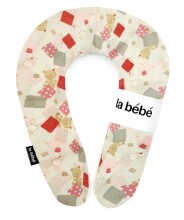 La Bebe™ Snug Cotton Bears Art.81630 Подковка для сна/кормления малыша Mit.20x70см