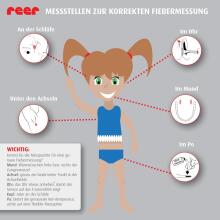 Reer Art.9633 Digital pacifier thermometer Bērnu māneklītis knupis-termometrs