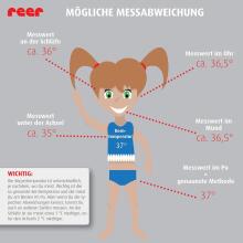 Reer Art.9633 Digital pacifier thermometer Bērnu māneklītis knupis-termometrs