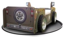 Plastiko Jeep Art.81919 Ergonomiska bērnu gulta - Mašīna ar  matraci 190x90 cm