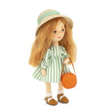 Orange Toys Sweet Sisters Sunny in a Striped Dress Art.SS02-20 Plush toy (32cm)
