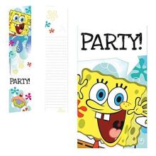 Amscan SpongeBob Art.997781 Ielūgums  (6gab)