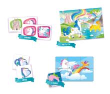 Clementoni Unicorns 4 in 1 Art.18035 Настольная игра 4 в 1