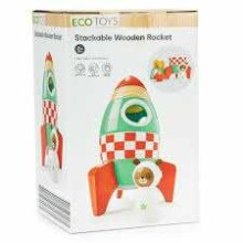 Eco Toys Wooden Rocket  Art.1096