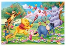 Lisciani Giochi Winnie Pooh  Art.48007 Divpusēja puzle-krāsojamā grāmata