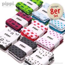 Pippi 1266 Diapers ass. printed 70x70 crochet edge (1-pack)