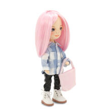 Orange Toys Sweet Sisters Billie in a Plaid Shirt Art.SS06-18 Plush toy (32cm)