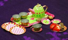 Bino Tea Set Art.BN83388  Детский игрушечный комплект металлической посуды