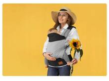 Lionelo Margareet Art.83048 Urban Grey Ķengursoma no 3.5 līdz 20 kg