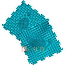 „Ortoto“ ortopedinis kilimėlis „Heel X2“ 83144 kilimėlis-galvosūkis, 2 vnt (25x25cm)