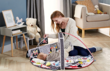 Kinderkraft'20 4Smart Art.KP4SMA00MUL0000) Interaktīvs attīstošs paklājiņš