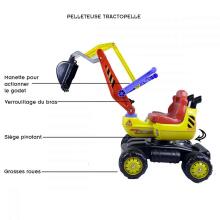 3toysm Art.D1 Maxi Digger - ride-on  Детский экскаватор