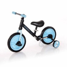 Lorelli Energy  Art.1005048 Blue  Детский велосипед - бегунок с металлической рамой и дополнительными колёсами