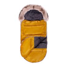 La bebe™ Sleeping bag Winter Footmuff Art.83956 Yellow