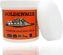 GoldenMix Leather Balsam Dabīgs balzams ādas un ādas aizvietotājām izstrādājumiem, apaviem - (Golden Mix) 260ml