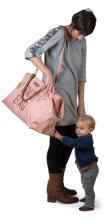 Childhome Nursery Bag Art.84587 Teddy OffWhite Сумка для мамы