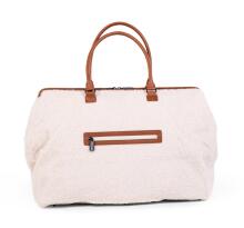 Childhome Nursery Bag Art.84587 Teddy OffWhite Сумка для мамы