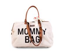 Childhome Nursery Bag Art.84587 Teddy OffWhite Сумка для мамы