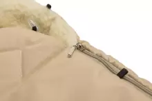 Sensillo Classic Romper Bag Art.84667 Cappuccino/Wool  Детский зимний/cпальный мешок на натуральной овчинке для коляски