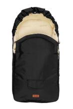 Sensillo Romper Bag Art.84668 Black Спальный мешок на натуральной овчинке для коляски