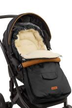Sensillo Romper Bag Art.84668 Black Спальный мешок на натуральной овчинке для коляски
