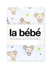 La Bebe™ Flanel  Art.84782 Mouse Mazuļu dabīgas kokvilnas flanēļa autiņš izm.90x90 cm