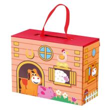 Bino Farm Art,BN70612  Dzīvnieku ferma ar koferi