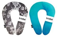 La Bebe™ Snug Cotton Nursing Maternity Pillow Art.85183 Deco Pakaviņš (pakavs) mazuļa barošana, gulēšanai, pakaviņš grūtniecēm, 20x70 cm