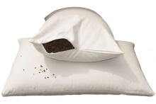La Bebe™ Pillow Eco Art.85193 Подушка с наполнением из гречневой шелухи 40x60 см