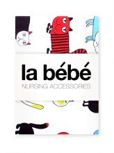 La Bebe™ Set 75x75(3) Art.85196 Cats Kokvilnas/Satīna Autiņu komplekts 75x75 cm (3 gb.)