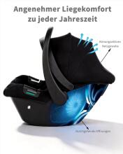 BabyVoyage i-Size 40-85 cm Baby Car Isofix Art.85349 Black  Child car seat (0-13 kg)
