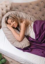 La Bebe™ Rich Maternity Pillow Art.85527 Bunnies Подковка для сна, кормления малыша 30x175 cм (с гранулами)