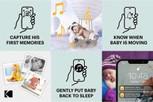 Kodak Baby Monitor Cherish  Art.C525P White Цифровая видеоняня (с проводом)